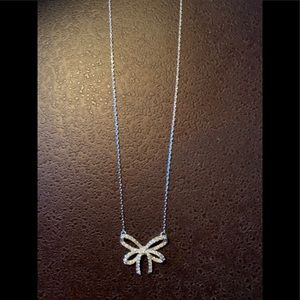 Touchstone by Swarovski bow necklace